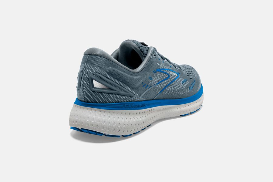 Brooks Israel Glycerin 19 Road Running Shoes Mens - Grey/Blue - MAY-620538